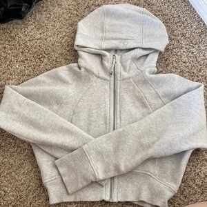 Lulu lemon cropped scuba hoodie